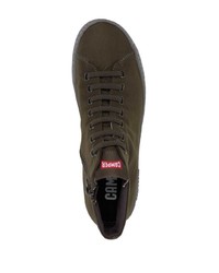 olivgrüne hohe Sneakers von Camper