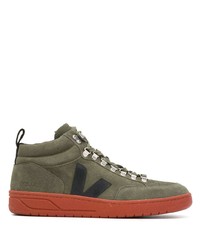 olivgrüne hohe Sneakers von Veja