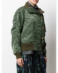 olivgrüne Jacke von Sacai