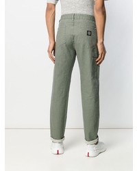 olivgrüne Jeans von Stone Island