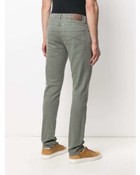 olivgrüne Jeans von Brunello Cucinelli