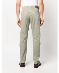 olivgrüne Jeans von Brunello Cucinelli