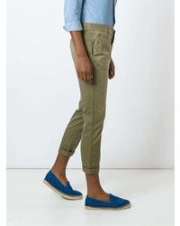 olivgrüne Jeans von Current/Elliott
