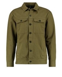 olivgrüne Jeansjacke von Brooklyn's Own by Rocawear