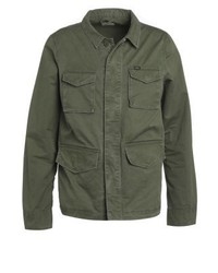 olivgrüne Jeansjacke von Lee