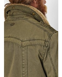 olivgrüne Jeansjacke von NAGANO