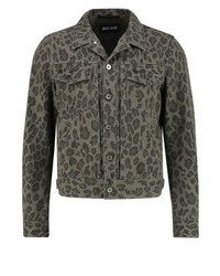 olivgrüne Jeansjacke von Roberto Cavalli