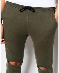 olivgrüne Jogginghose von Asos