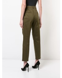 olivgrüne Karottenhose von Alice + Olivia