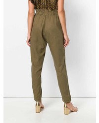 olivgrüne Karottenhose von Ulla Johnson