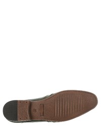 olivgrüne Leder Derby Schuhe von PETROLIO