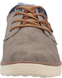 olivgrüne Leder niedrige Sneakers von Dockers by Gerli