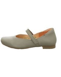 olivgrüne Leder Pumps von Think!