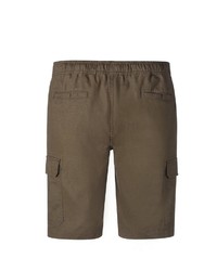 olivgrüne Leinen Shorts von Bernd Berger