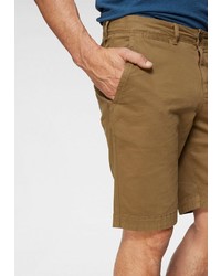 olivgrüne Leinen Shorts von Superdry