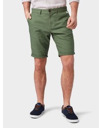 olivgrüne Leinen Shorts von Tom Tailor