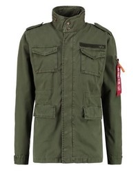 olivgrüne Militärjacke von Alpha Industries