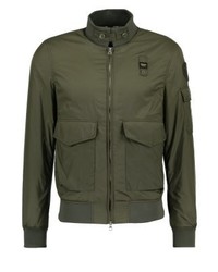 olivgrüne Militärjacke von Blauer