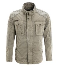 olivgrüne Militärjacke von camel active