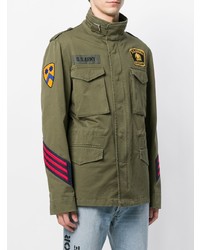 olivgrüne Militärjacke von History Repeats