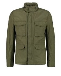 olivgrüne Militärjacke von Hugo Boss