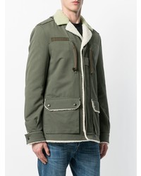 olivgrüne Militärjacke von Valentino