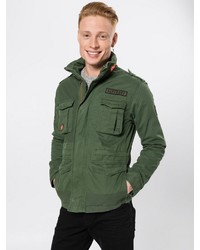 olivgrüne Militärjacke von Superdry