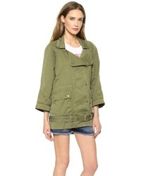 olivgrüne Militärjacke von Current/Elliott