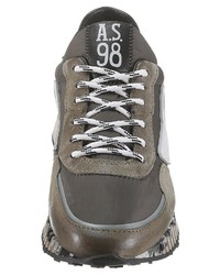 olivgrüne niedrige Sneakers von A.S.98