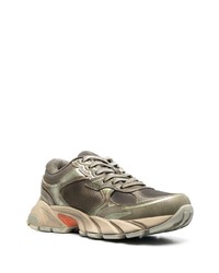 olivgrüne niedrige Sneakers von Heron Preston