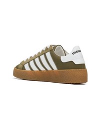 olivgrüne niedrige Sneakers von DSQUARED2