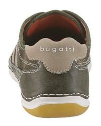 olivgrüne niedrige Sneakers von Bugatti