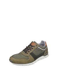 olivgrüne niedrige Sneakers von Bullboxer