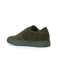 olivgrüne niedrige Sneakers von Common Projects