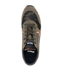 olivgrüne niedrige Sneakers von Blauer