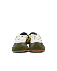 olivgrüne niedrige Sneakers von Loewe