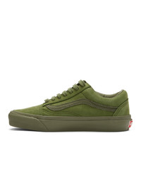 olivgrüne niedrige Sneakers von Vans