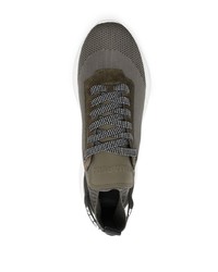 olivgrüne niedrige Sneakers von DSQUARED2