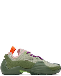 olivgrüne niedrige Sneakers von Lanvin