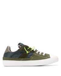 olivgrüne niedrige Sneakers von Maison Margiela
