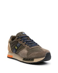 olivgrüne niedrige Sneakers von Blauer