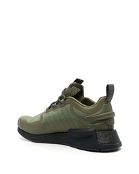 olivgrüne niedrige Sneakers von adidas
