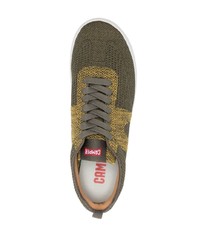 olivgrüne niedrige Sneakers von Camper