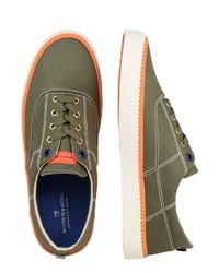 olivgrüne niedrige Sneakers von Scotch & Soda