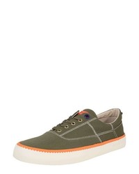 olivgrüne niedrige Sneakers von Scotch & Soda