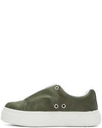 olivgrüne niedrige Sneakers von Eytys