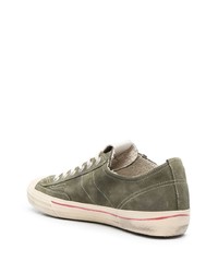 olivgrüne niedrige Sneakers von Golden Goose