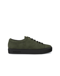 olivgrüne niedrige Sneakers von Swear