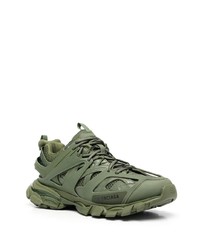 olivgrüne niedrige Sneakers von Balenciaga