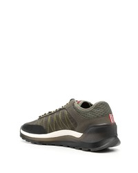 olivgrüne niedrige Sneakers von Hunter